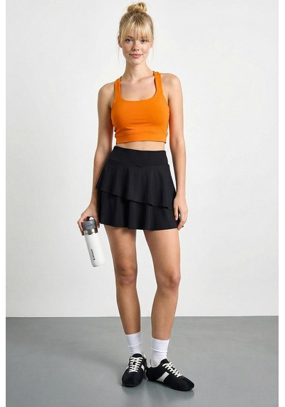 Shade Kadın Sporcu Crop Atlet 60251252 - Turuncu