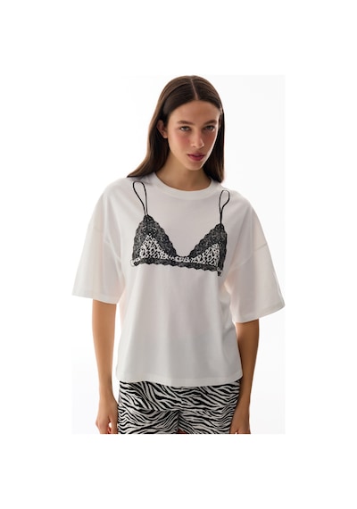 Penti Stylish Pamuklu Tişört Pijama Üstü