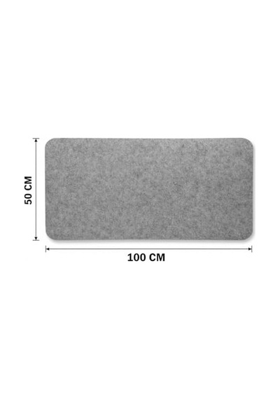 100x50 Cm Büyük Keçe Masa Pedi Kaymaz Anti-statik Bilgisayar Ve Klavye Altlığı, Ofis Ve Ev İçin Masa Koruyucu Mouse Pad, Geniş Çalışma Alanı Masa Paspası