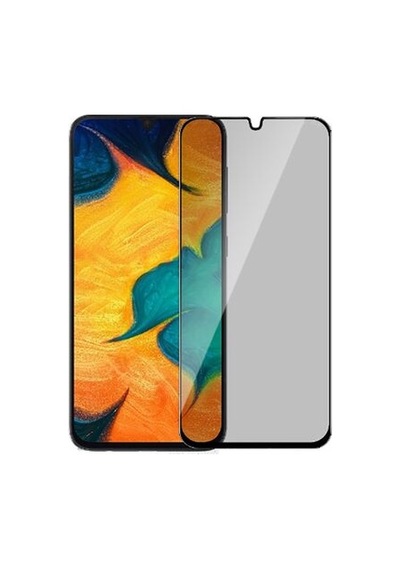 Lexroo Galaxy A30 5d Privacy Cam Ekran Koruyucu - Siyah