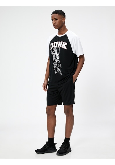 Koton Spor Oversize Tişört Basketbol Baskılı Bisiklet Yaka Yarım Kollu Siyah 3Sam10030Nk 3Sam10030Nk999 Siyah Koton Spor Oversize Tişört Basketbol Baskılı Bisiklet Yaka Yarım Kollu Siyah 3Sam10030Nk 3Sam10030Nk999 Siyah