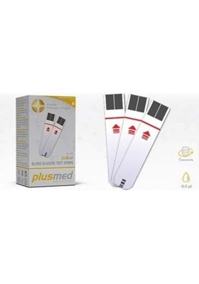 Plusmed Fasttest Ölçüm Çubuğu 50 Adet