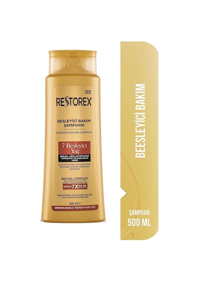 Restorex 7 Besleyici Yağ Besleyici Bakım Şampuanı 5 x 500 ML