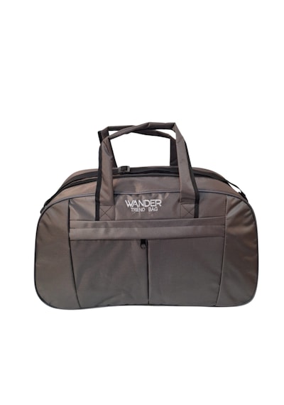 Wander Trend Bag Büyük Boy Siyah Seyahat Çantası Koyu Gri