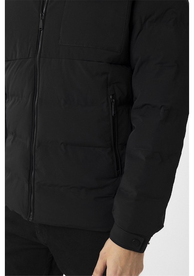 Süvari Siyah Slim Kapitone Mont-34888 Siyah