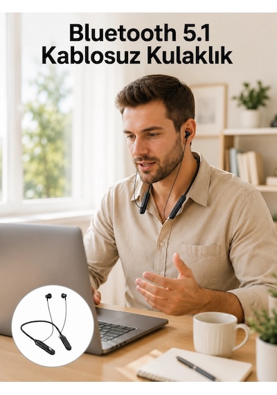 Tws Bluetooth Kulaklık 100 Saat Bekleme Süresi, Hızlı Şarj Yeni Nesil