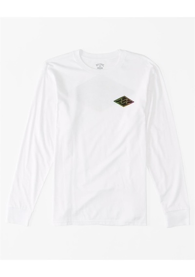 Billabong Crayon Wave Ls Erkek Tişört Abyzt01719-Wht
