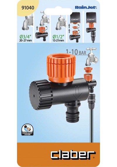 Claber 91040 Basınç Düşürücü Rainjet 1/2-3/4