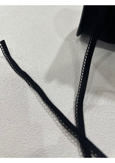 7 Mm İç Çamaşır Lastik Siyah 5 Metre