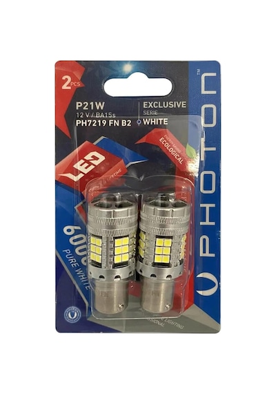 Photon 93 P21w Duy Fanlı Ampul Takımı, 12 Volt, 2 Adet Sku: Smg8690010221933 Açık Kahverengi