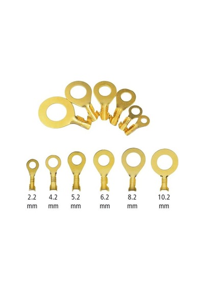 Tks-10 Sarı 10.2 Mm Topraklama Terminal Kablo Pabuç 100 Adet Diğer