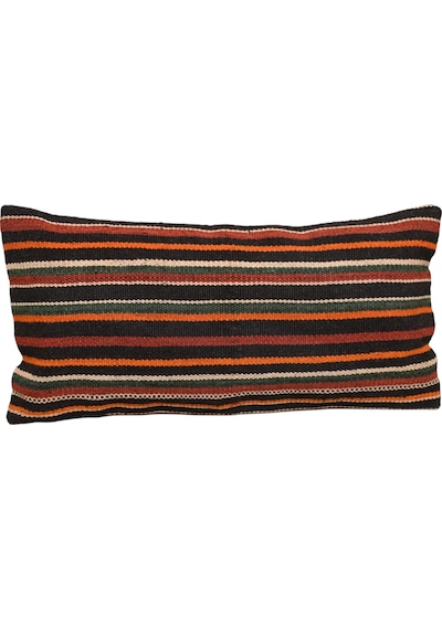 Zehra Abla Halı Yeni El Dokuma Dekoratif Lumbar Kilim Kırlent Yastık Kılıfı 6852 Çok Renkli