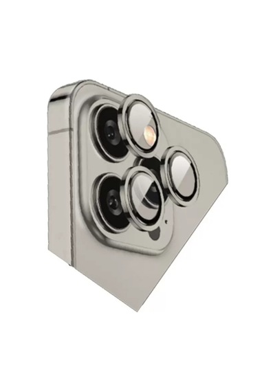 Newface Apple İphone 15 Pro Max Bilvis Titan Kamera Lens - Titan Gri
