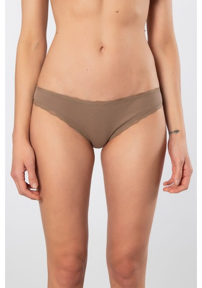 Türen Kadın Likralı Ribana Dantelli Bikini Külot 2'li Paket 928/vizon Vizon Türen Kadın Likralı Ribana Dantelli Bikini Külot 2'li Paket 928/vizon Vizon