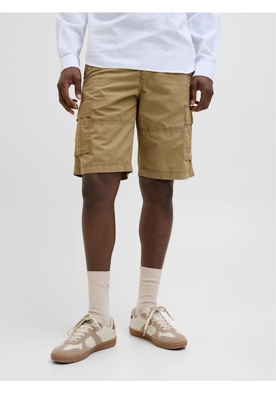 Jack & Jones Jack&jones Jpstcole Mateo Erkek Kargo Şort 12274389 Açık Kahve
