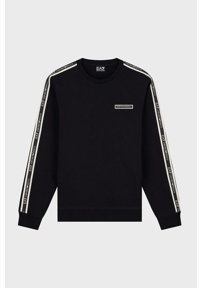 Ea7 Pamuklu Regular Fit Bisiklet Yaka Sweat Erkek Sweat 7m002195 Af10377 Uc001 Siyah