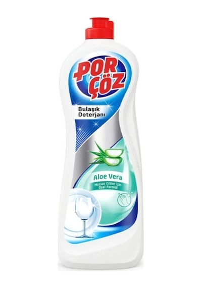 2 Adet Porçöz Bulaşık Elde Yıkama Deterjanı Aloe Vera 675 Ml