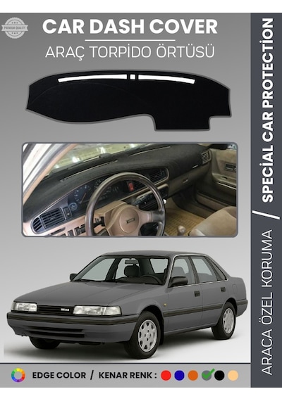 Mazda 626 1987-1991 Torpido Örtüsü Ön Panel Halısı Torpido Koruma Özel Kesim Kaymaz Hızlı Montaj - 987 Stiloto
