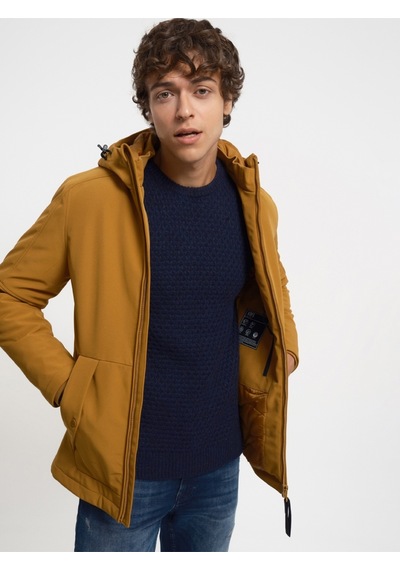 Regular Fit Erkek Mont Mustard