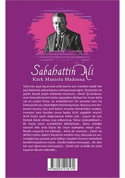 Kürk Mantolu Madonna - Sabahattin Ali - Aperatif Kitap