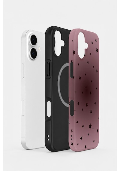 Velvoria Valestra Rose Star Dust Apple Apple iPhone Uyumlu 16 Plus Magsafe Koruma Kılıfı Valestra Magline - Rose Star Dust
