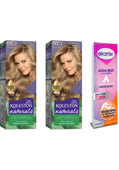 Koleston Naturals Tüp Boya 8 - 1 Açık Küllü Kumral 2 Adet