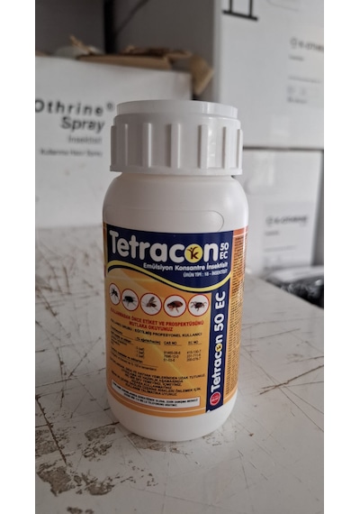 Tetracon 50 Ec 250 Ml Konsantre Böcek Ve Haşere İlacı Etkili Sivrisinek, Karasinek, Pire Ve Genel Haşere Kontrolü