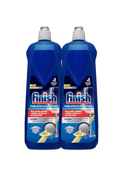 Finish Bulaşık Makinesi Parlatıcı & Kurutucu Sıvı Limon 800 Ml X