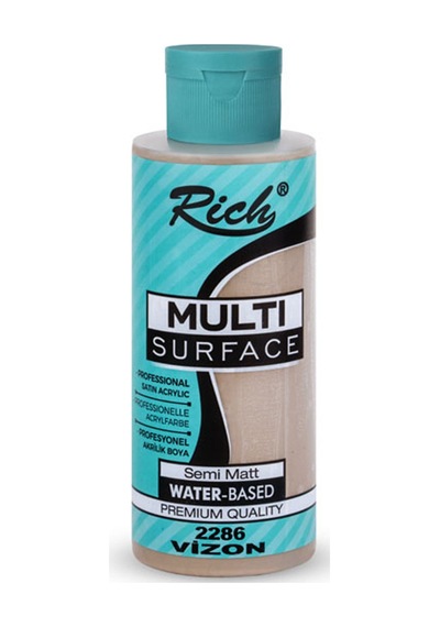 Rich Akrilik Boya Multi Surface 120 Cc Vizon 2286 Çok Renkli