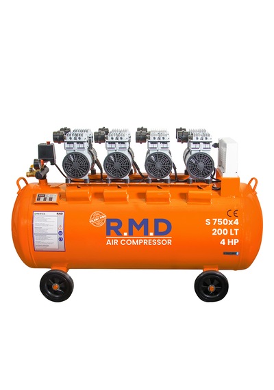 R.m.d Kompresör 200 Lt Hava Kompresörü Sessiz Ve Yağsız S750x4