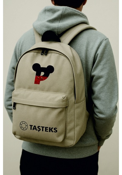 Taşlı Ütülenebilen Veya Sticker Olarak Kullanılabilen ' Mickey P ' Harfi