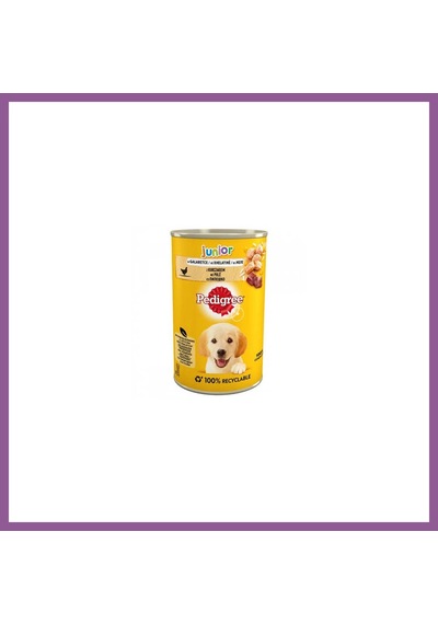 Pedigree Junior Tavuklu Soslu Yavru Köpek Konservesi 400 Gr Rengaren