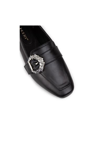 Deery Siyah Kadın Tokalı Loafer Ayakkabı - K1211zsyhc01 Siyah