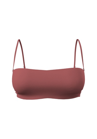 Calvin Klein Kadın Bandeau- Rp Dusty Cedar Bikini Üstü-13393 Dusty Cedar