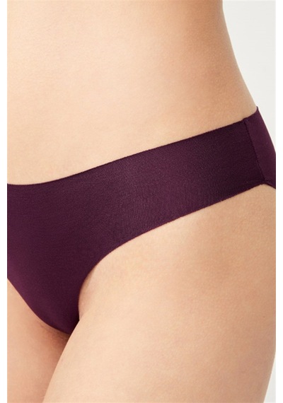 Cottonhill Basic İz Yapmayan Lazer Kesim Kadın Bikini Külot 3'lü Paket - 5 Çok Renkli 4 Çok Renkli