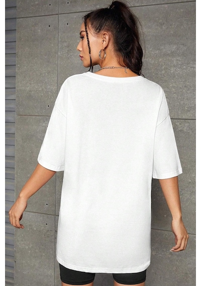 Unisex But First Coffee Tasarım Tshirt Beyaz