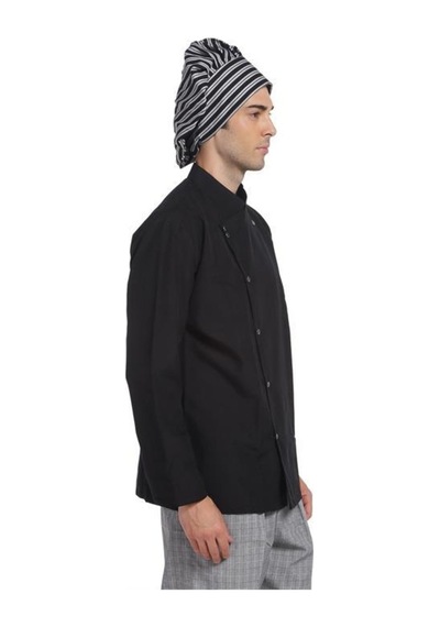 Aşçı Ceketi Siyah T Model
