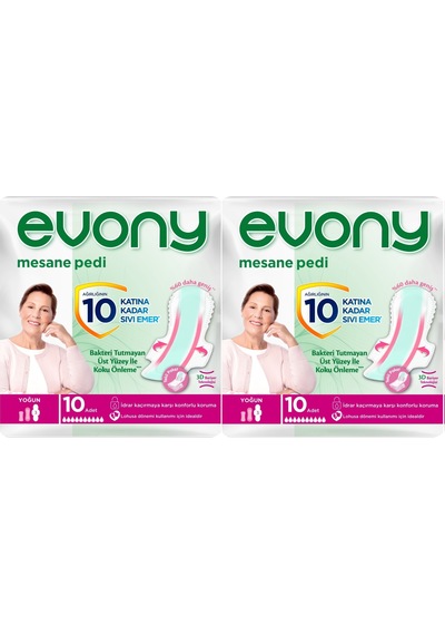 Evony Günlük Mesane Pedi Yoğun 20 Adet (2Pk*10)