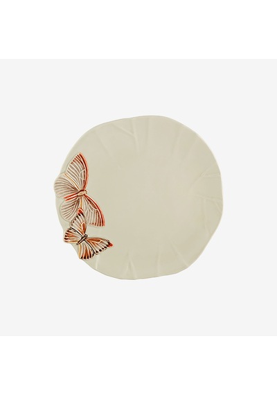 Beyaz Seramik Yemek Tabağı 28 Cm