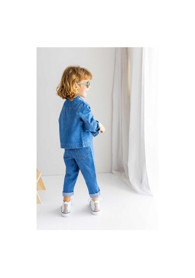 Oliven The Kid Oliventhekid Unisex Koyu Mavi Kot Ceket Koyu Mavi Koyu Mavi