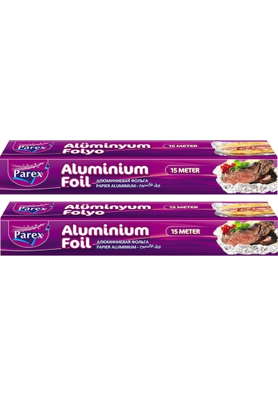 Alüminyum Folyo 15 Mt İkili Set