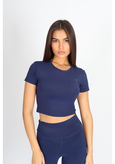 Kadın 2'li Organik Kumaş Bisiklet Yaka Vücuda Oturan Slim Fit Atlet Bluz Lacivert-kahverengi Kadın 2'li Organik Kumaş Bisiklet Yaka Vücuda Oturan Slim Fit Atlet Bluz Lacivert-kahverengi