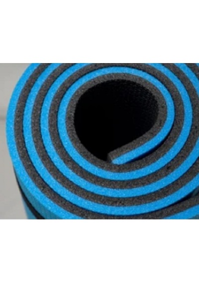 Pilates Minderi 10mm Yoga Matı Mavi - Siyah