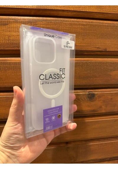 İphone 16 Pro Max Şeffaf Magsafe Uyumlu Silikon Kılıf
