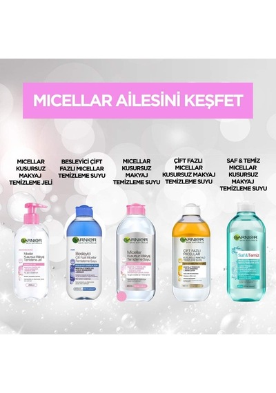 Skin Naturals 2'li Çift Fazlı Micellar Kusursuz Makyaj Temizleme Suyu 400 Ml Bardak Hediyeli