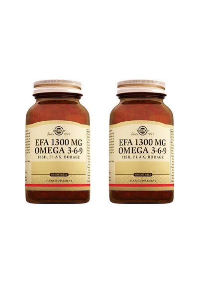Solgar Omega 3-6-9 Efa 1300 MG 60 Kapsül 2'Li Avantajlı Paket