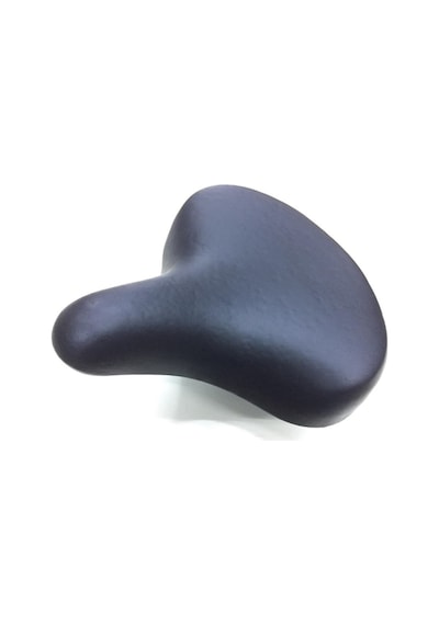 Bisiklet Sele Ultra Geniş E-Bıke&Bisiklet Uyumlu Elastomer Yaylı 27 x 24 CM Siyah
