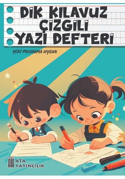 Orta Boy Dik Kılavuz Çizgili 1, Sınıf Yazı Defteri