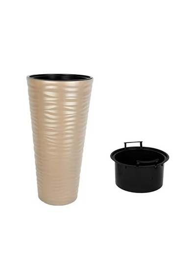 Omnipazar So-kvt1 Kumsal Vazo Saksı Takımı 5.5 Lt Mocha 3 Adet