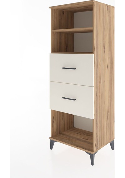 Hyperion Dolap 2 Raflı 2 Çekmeceli 60x44x163 Çam-aytaşı Çam